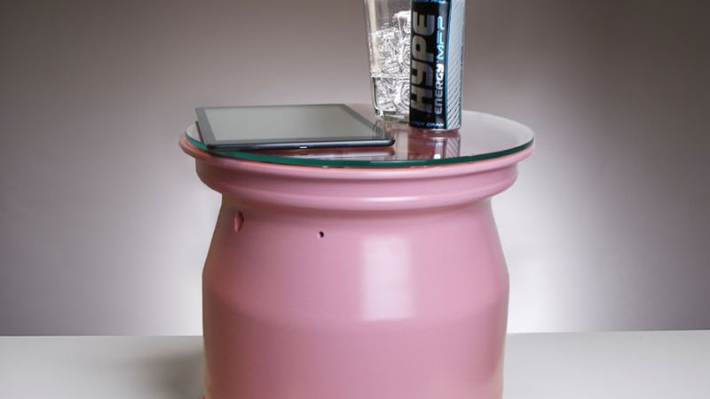 Pink Force India coffee table